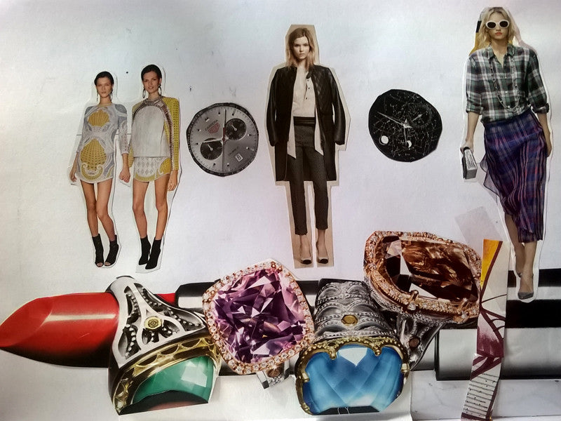 Fashionably Late Collage